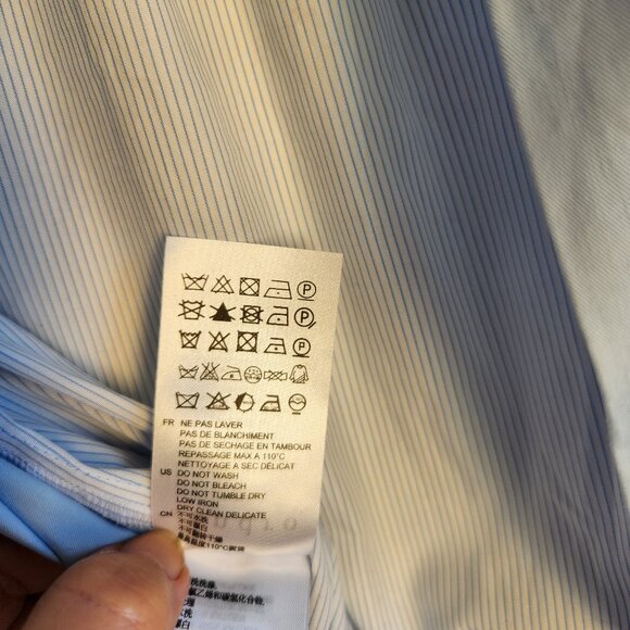 Sz40 NEW Sandro Rosalyn Blue Romper with Ruffle Details - US 8 - Picture 12 of 14